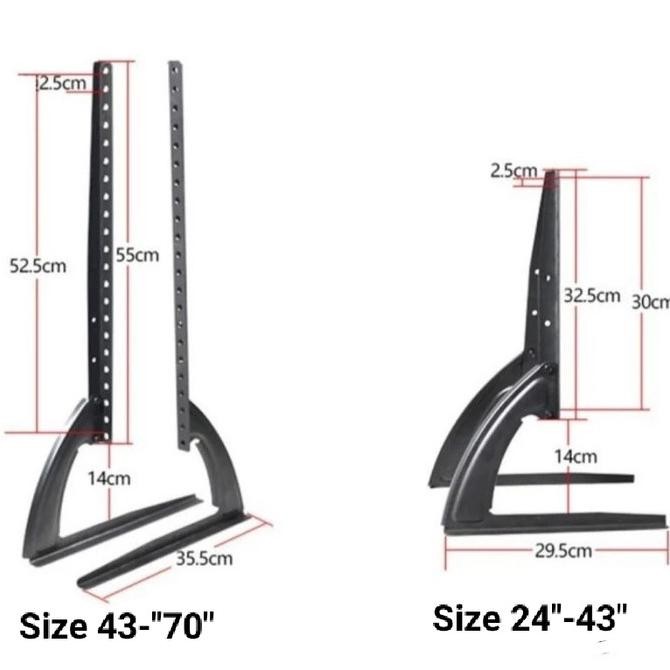 BRACKET STAND KAKI TV UHD 32"-65" ISW