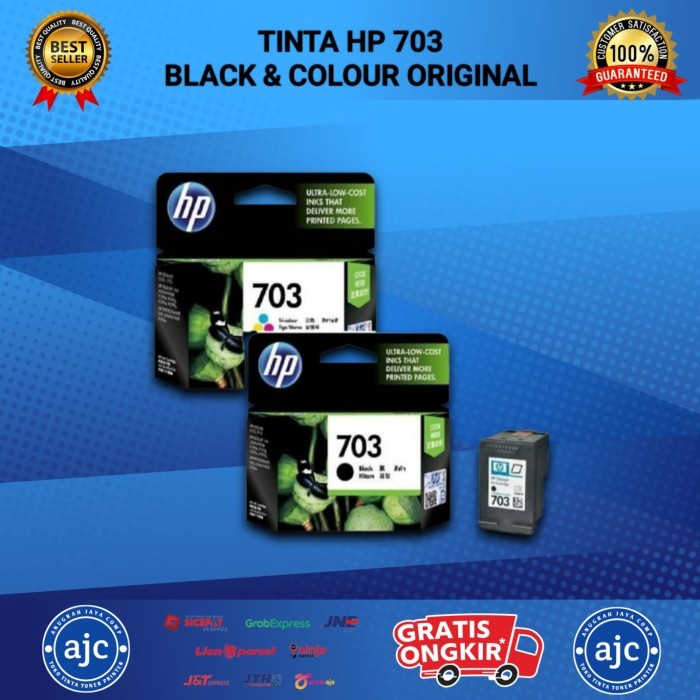 Tinta Printer Cartridge HP 703 Colour Original