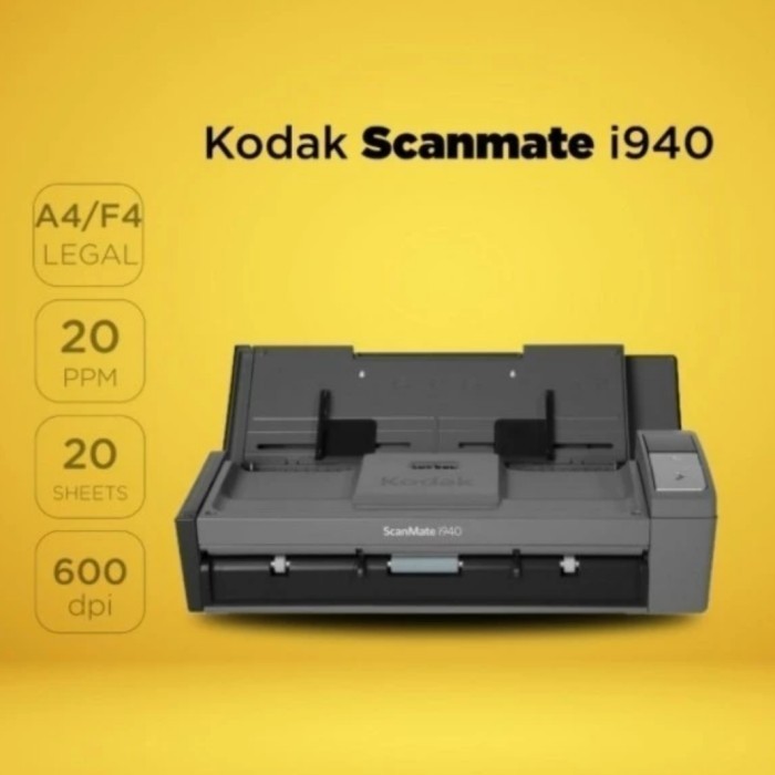 Scanner KODAK Alaris Scanner i940 WIN (ADF: F4/A4) - 20 ppm