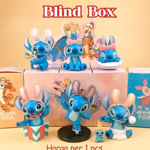 ZG - Blind Box STICH / Cute Character Action Figure / Mainan Karakter Dalam Kotak / Blind Box Anime