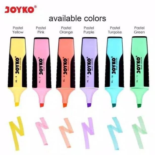 

Varian Terbaru ! Highlighter Joyko Warna Pastel Soft