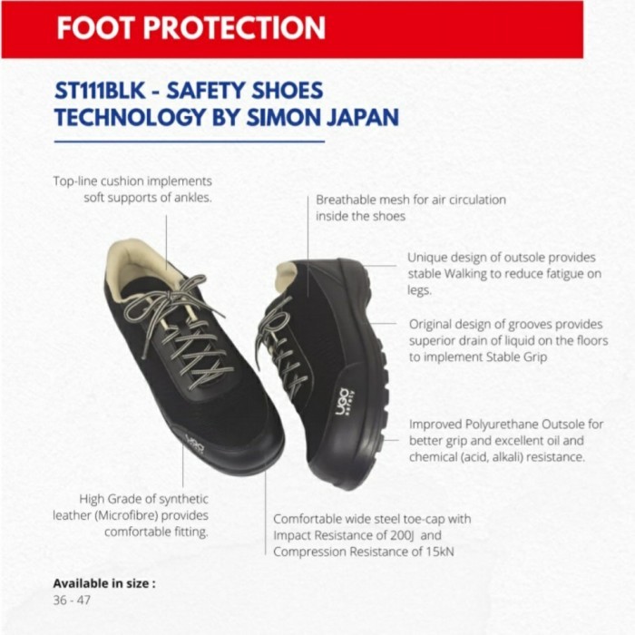 sepatu safety ugo simon