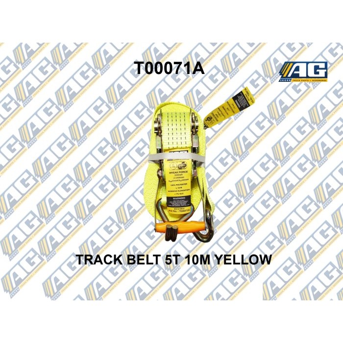 TRACK BELT / TALI PENGIKAT BARANG 5T 10M YELLOW ( KUNING )