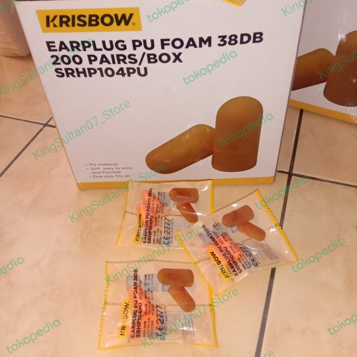 Earplug Busa Polyurethane 200 Psg Krisbow Set