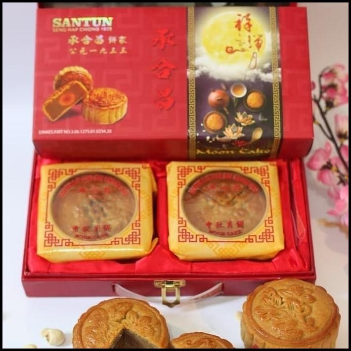 

Kue Bulan Santun/Seng Hap Chiong Tausa Hitam Telur 2- Mooncake Isi 2