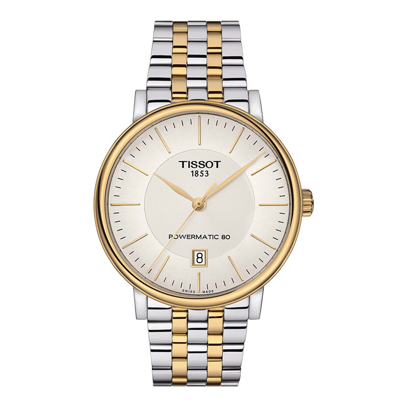 [PESTA HALILINTAR] Jam Tangan Pria Tissot Carson Premium Powermatic 80 40mm T-Classic T122.407.22.03