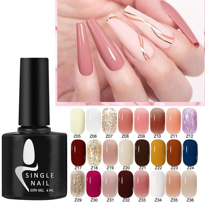 Set Kutek Gel UV LED gel polish 34 COLOUR nail art Cat Kuku nail