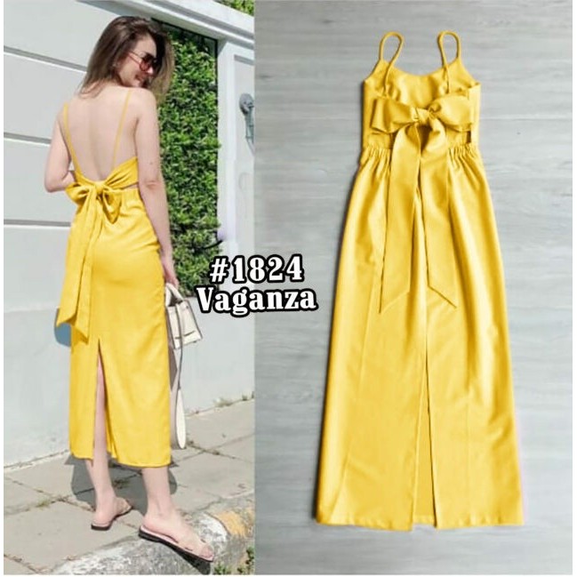 OBRAL 1824 Dress Backless Super Sexy Wanita Dewasa Cocok Baju Seragam LC Karaoke Nyanyi Dangdut