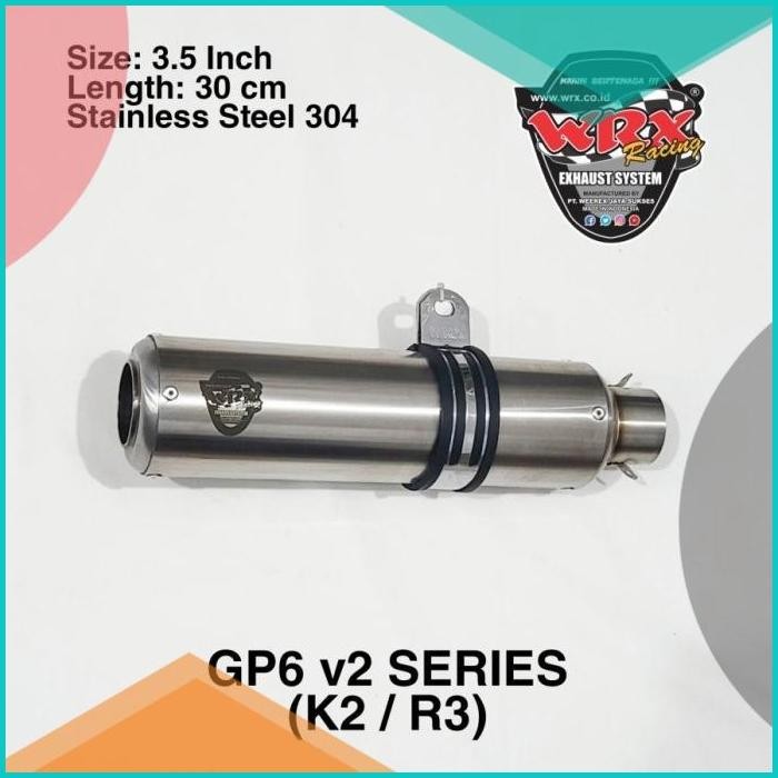 Knalpot WRX GP6 V2 K1 K2 SS S125 LEXI 125 11OKTZ4 onderdil