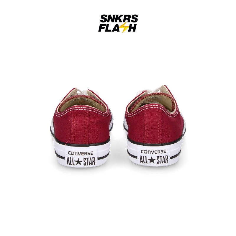 CONVERSE Ct As Ox Canvas Maroon Sepatu Sneakers Unisex - M9691C - Size 35