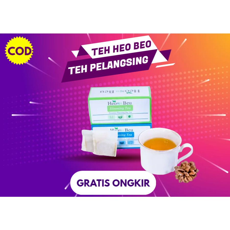 

Promo 12.12 Teh Heo Beu Heo Beu Tea Minuman Teh Pelangsing Original 100%