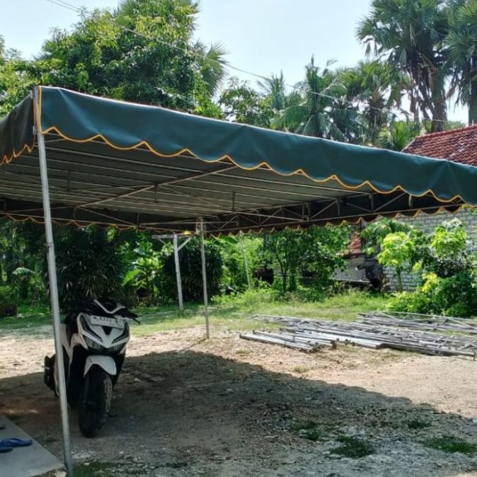 TERBARU - Terpal Terop kain kapjep 4x6+ Rumbai tenda nikahan tenda hajatan