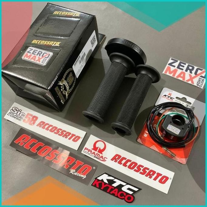 Paket Gas Spontan Accossato Italy Saklar Engine KTC Ninja 150RR 150 RR