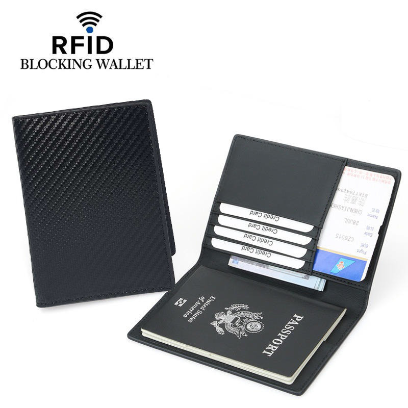 

ZEST Dompet Paspor Cover Leather Card Holder Travel RFID Blocking - TQ-313