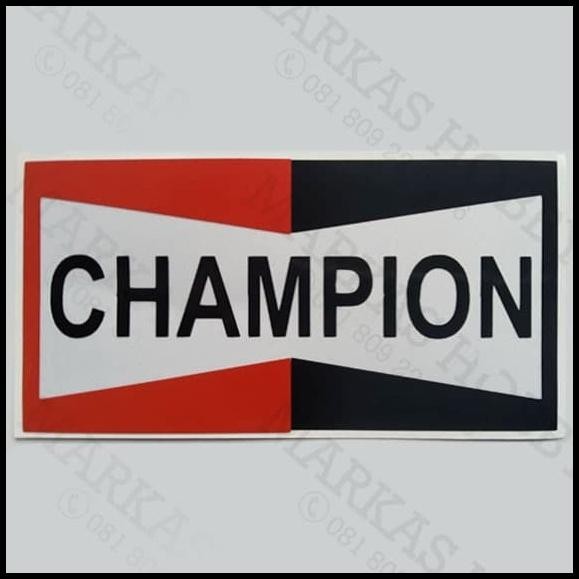 

GRATIS ONGKIR STIKER CHAMPION SPARK LOGO