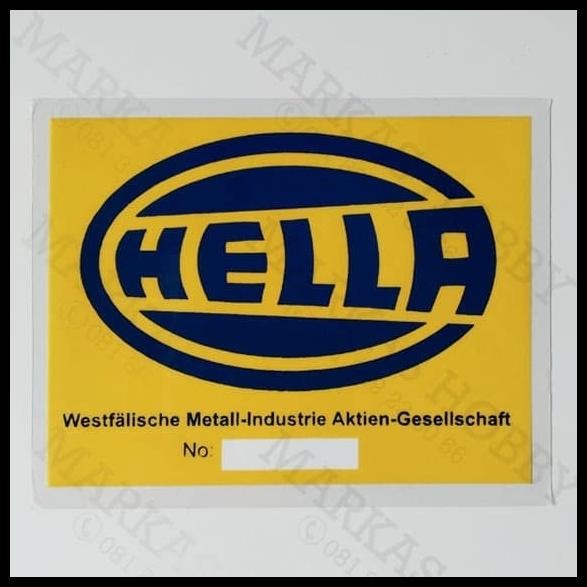 

TERMURAH STIKER HELLA TEMPEL DALAM !!