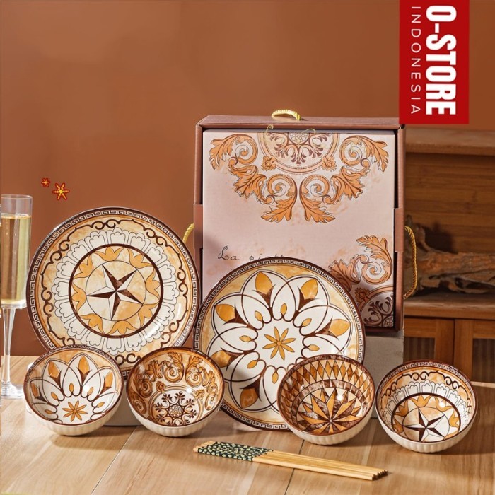 Hampers Pernikahan Souvenir Piring Mangkok Keramik Jepang Kado Inoki