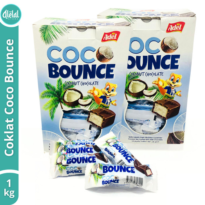 

Ready Stok - Coklat Coco Bounce 1Kg - Coklat Arab Turkey - Coklat Kelapa