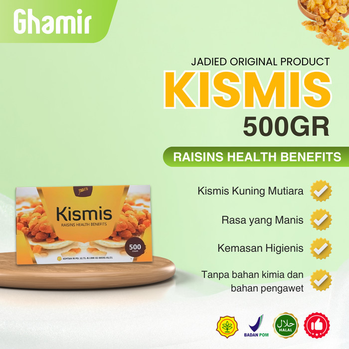 

Ready - Jadied Kismis 500Gr Kismis Kuning Raisins Health Mencegah Anemia