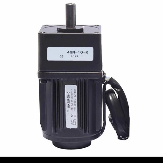 dinamo motor gearbox AC 220v 25watt 68rpm 1:20 torsi besar