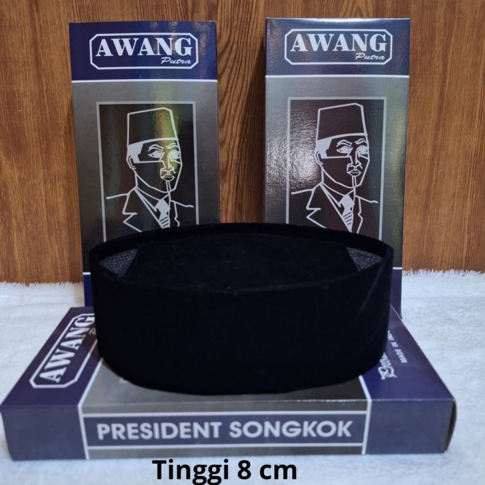 Peci Songkok Kopiah Peci Awang AC Songkok Exclusive Tinggi 10 Cm - tinggi 8cm, 5 laki-laki kopiah so