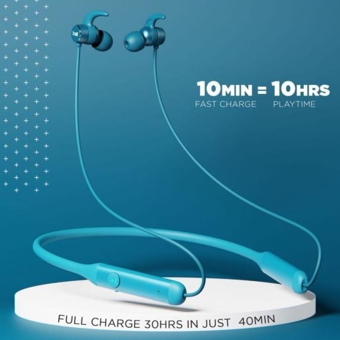 Produk Baru boAt Rockerz 330 Bass Headset Bluetooth Earphone Silicone Neckband