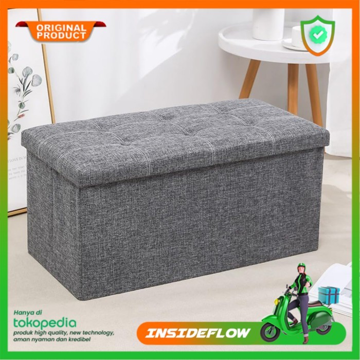 

SOFA KOTAK TEMPAT YIMPANAN BARANG PERKAKAS BUKU MAINAN STORAGE BOX MULTIFUNGSI