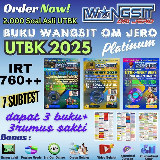 

[Utbk 2025] Buku Wangsit Om Jero Utbk Snbt 2025 Original Dan Terpercaya