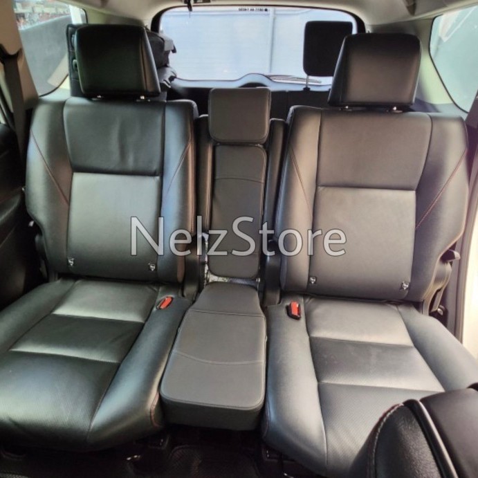 Terbaru Bangku Tengah / Jok Tengah Toyota Innova Black (Headrest + Cupholder)