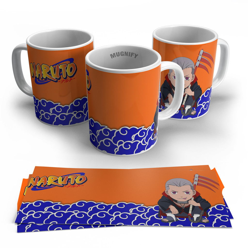 Gelas Mug Bergambar Naruto | Kado Hadiah Gelas Mug Kartun Naruto