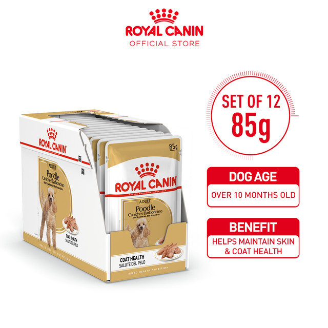 

23bagusmenshop - Royal Canin Poodle Adult Wet Food 85gr x12 Makanan Anjing Basah 1 Box