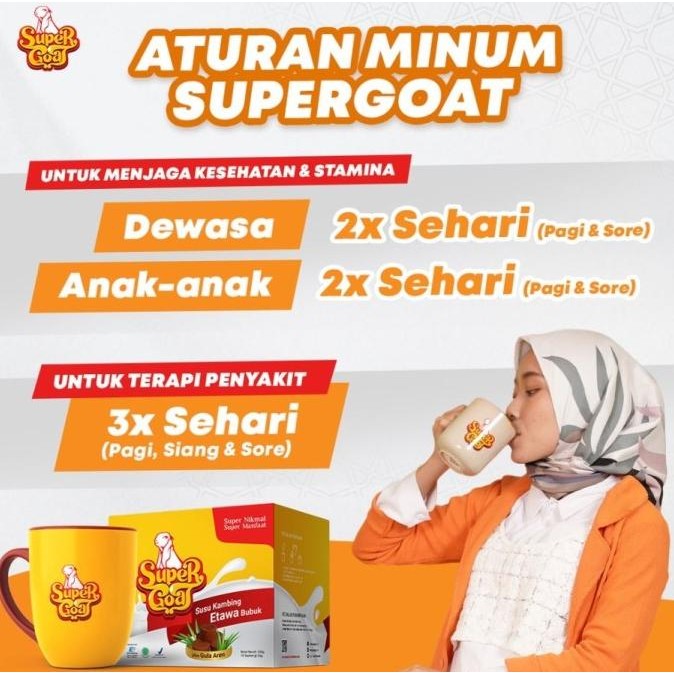 

Super Goat Susu Kambing Etawa Gula Aren Premium Original [terbaik]