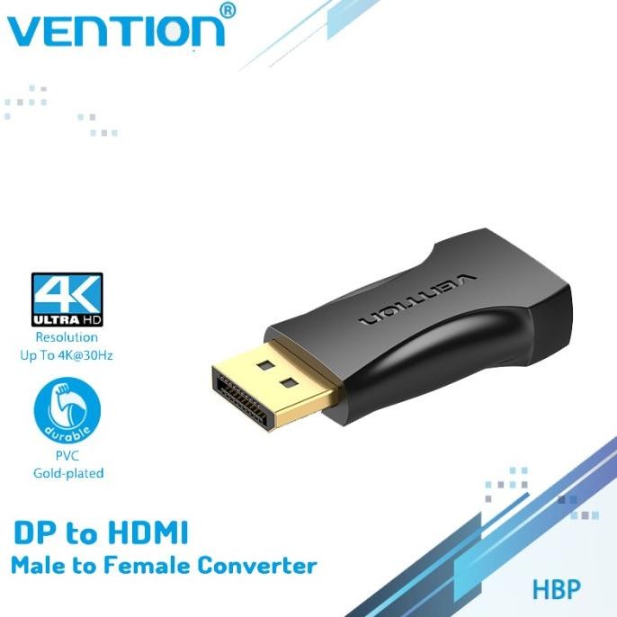 

Diskon! VENTION Converter DP Male to HDMI Female Gold Plated Jack HBPB0