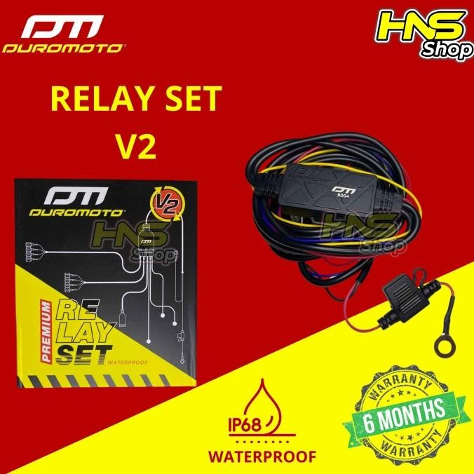 RELAY SET DUROMOTO , RELAY SET MOTOR MOBIL , RELAY SET LAMPU PREMIUM