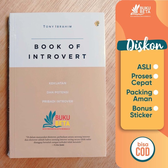 

Book Of Introvert - Tony Ibrahim