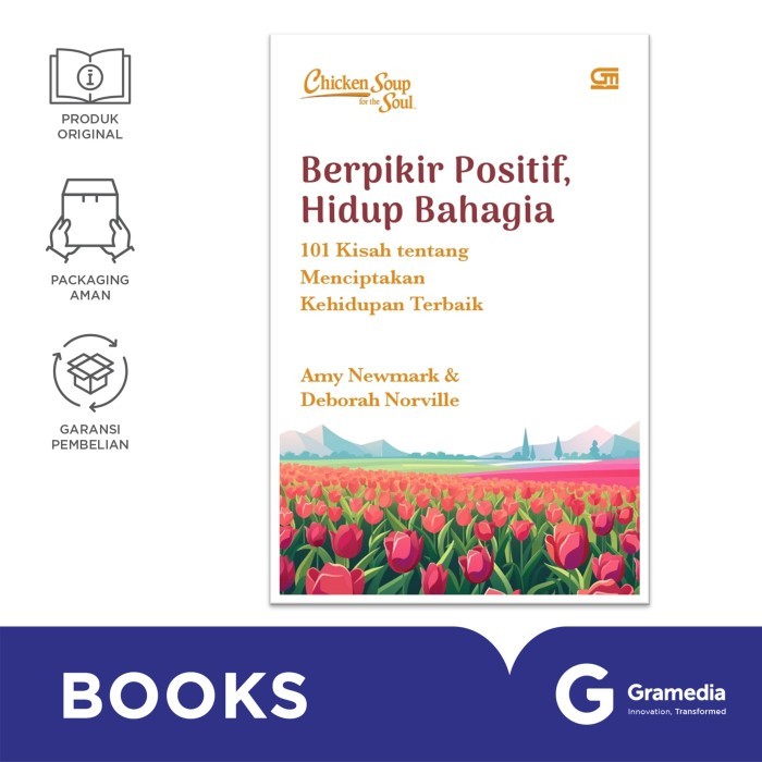 

Gramedia Buku Chicken Soup for the Soul Berpikir Positif Hidup Bahagia (Amy Newmark)