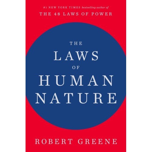 

buku The Laws of Human Nature warna kertas : hitam putih cover :warna