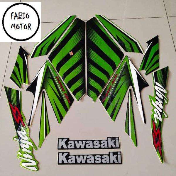 striping kawasaki ninja ss 2014 2015 hijau Fullset