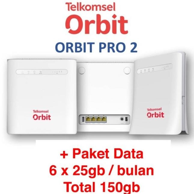 Telkomsel Orbit Pro 2 Zte 4G Wireless Router Mf286R 50Gb Mo 3X3