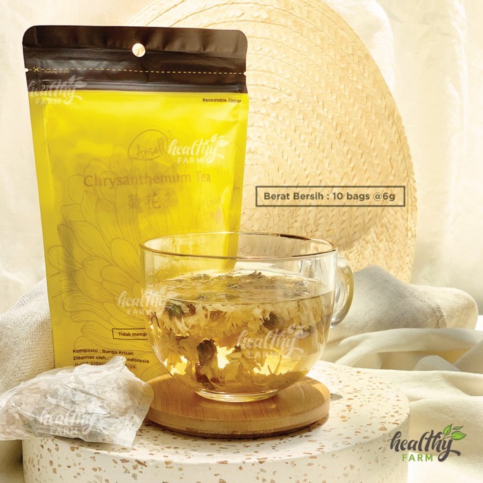 

Chrysanthemum Teabag Ansell / Teh Bunga Krisan Kering / Krisan Teabag