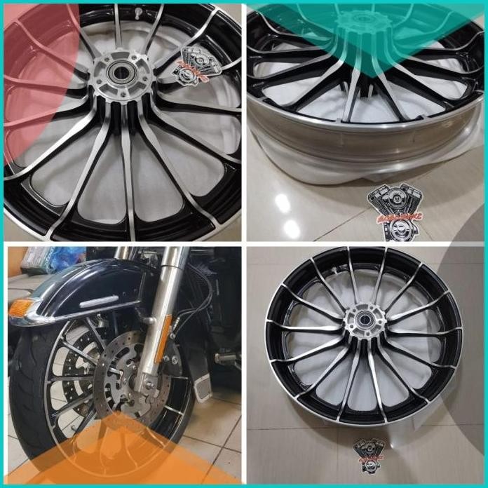 velg 21 harley touring 2008 up spin cut model 11OKTZ4 suku cadang