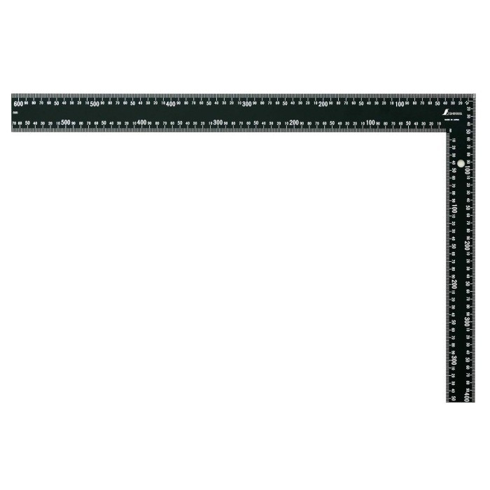 

Penggaris Siku Hitam 60 x 40 cm 64548 SHINWA Rafter Flat Square