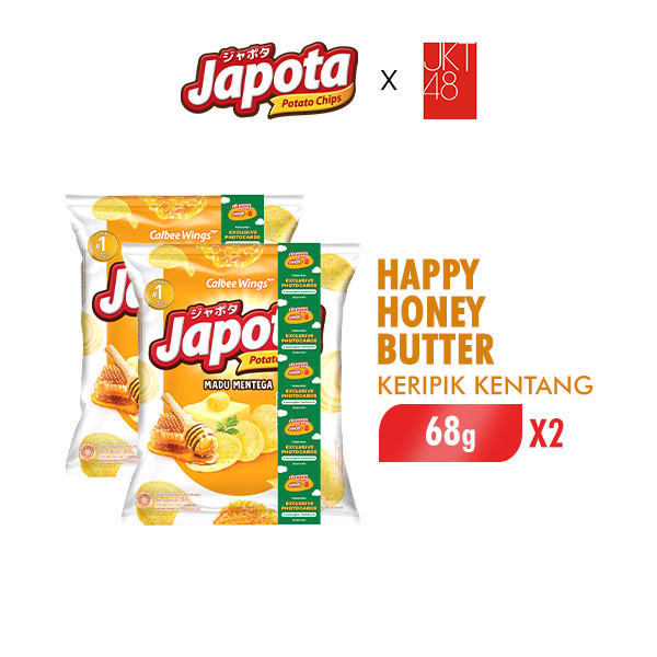 

EKSLUSIF Japota Keripik Kentang Honey Butter 68 gr x 2 pcs