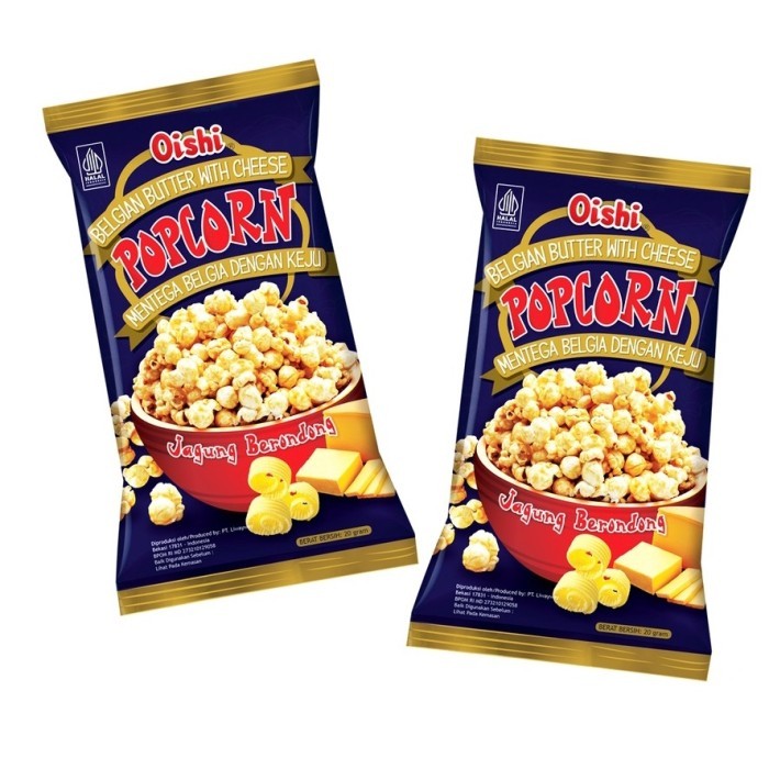 

DISKON OISHI POPCORN RENCENG 10 x 20gr COKELAT KARAMEL SNACK JAGUNG CARAMEL
