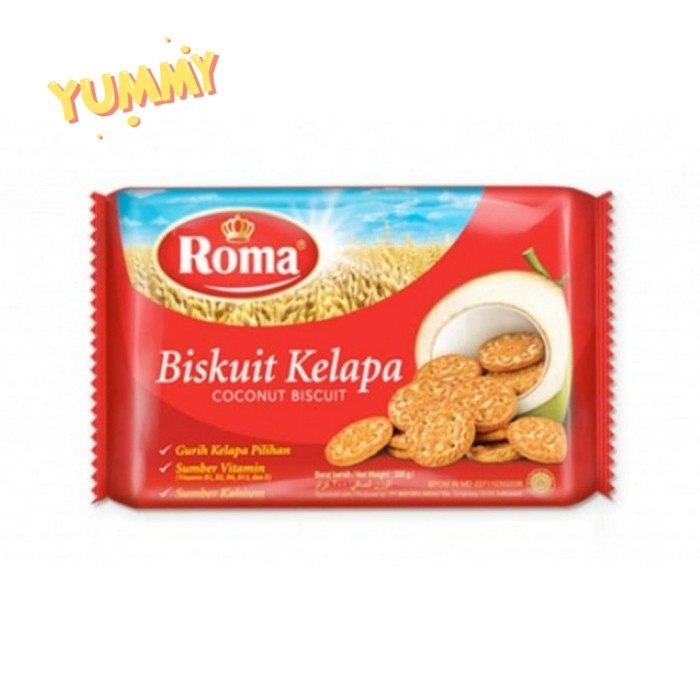 

PROMO Biskuit Kelapa Roma 300gr