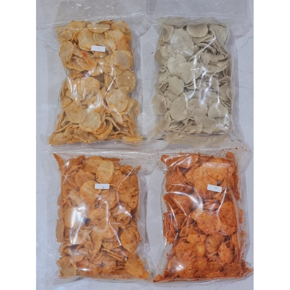 

TERMURAH Snack Moring / Cimol Kering Original dan Pedas