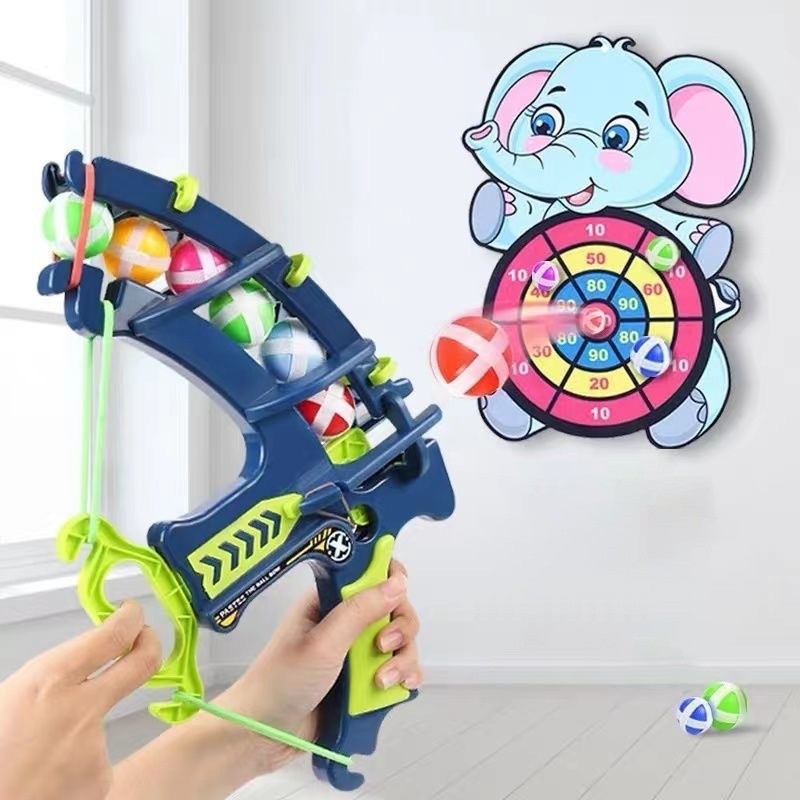 Dart Mainan Panah Target Bola Lengket Dan Lembut / Mainan Panah Tembak Target / Fun Archer Shotting