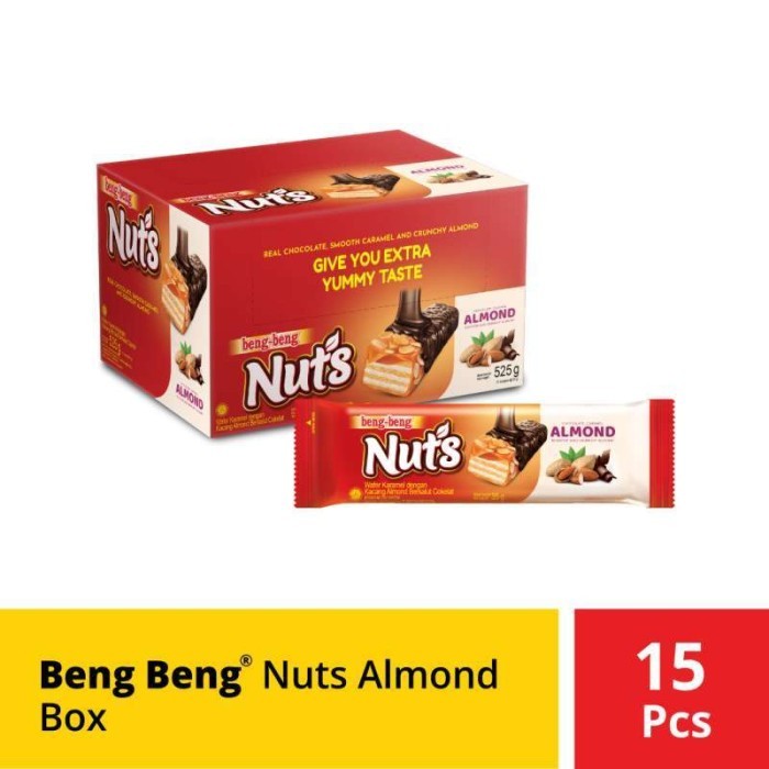 

TERBARU Beng Beng Wafer Nuts isi Kacang Almond 35gr