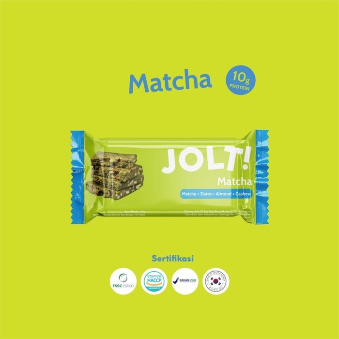 

FREE ONGKIR JOLT Protein Energy Bar 40Gr Cemilan Bernutrisi 10gram protein BPOM