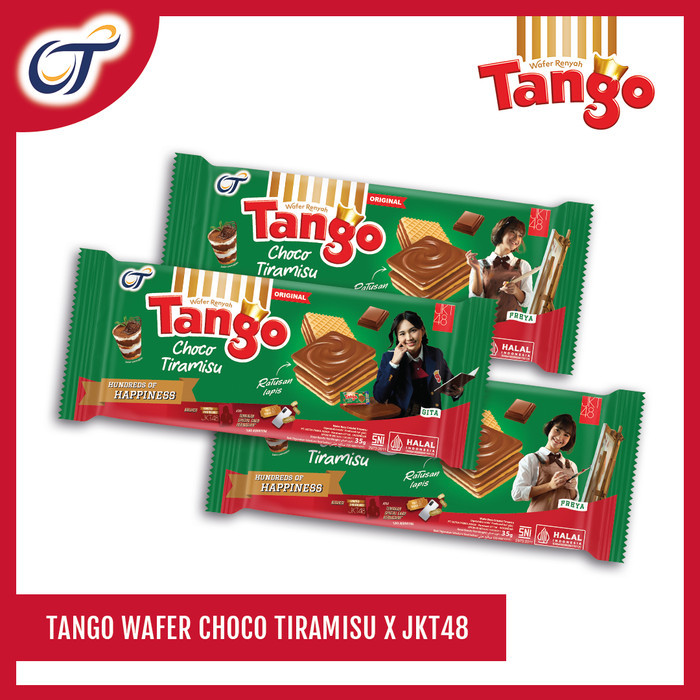 

BOOM SALE Tango Wafer Tiramisu 35GR EXCLUSIVE JKT48 - [Isi 10 Pcs]